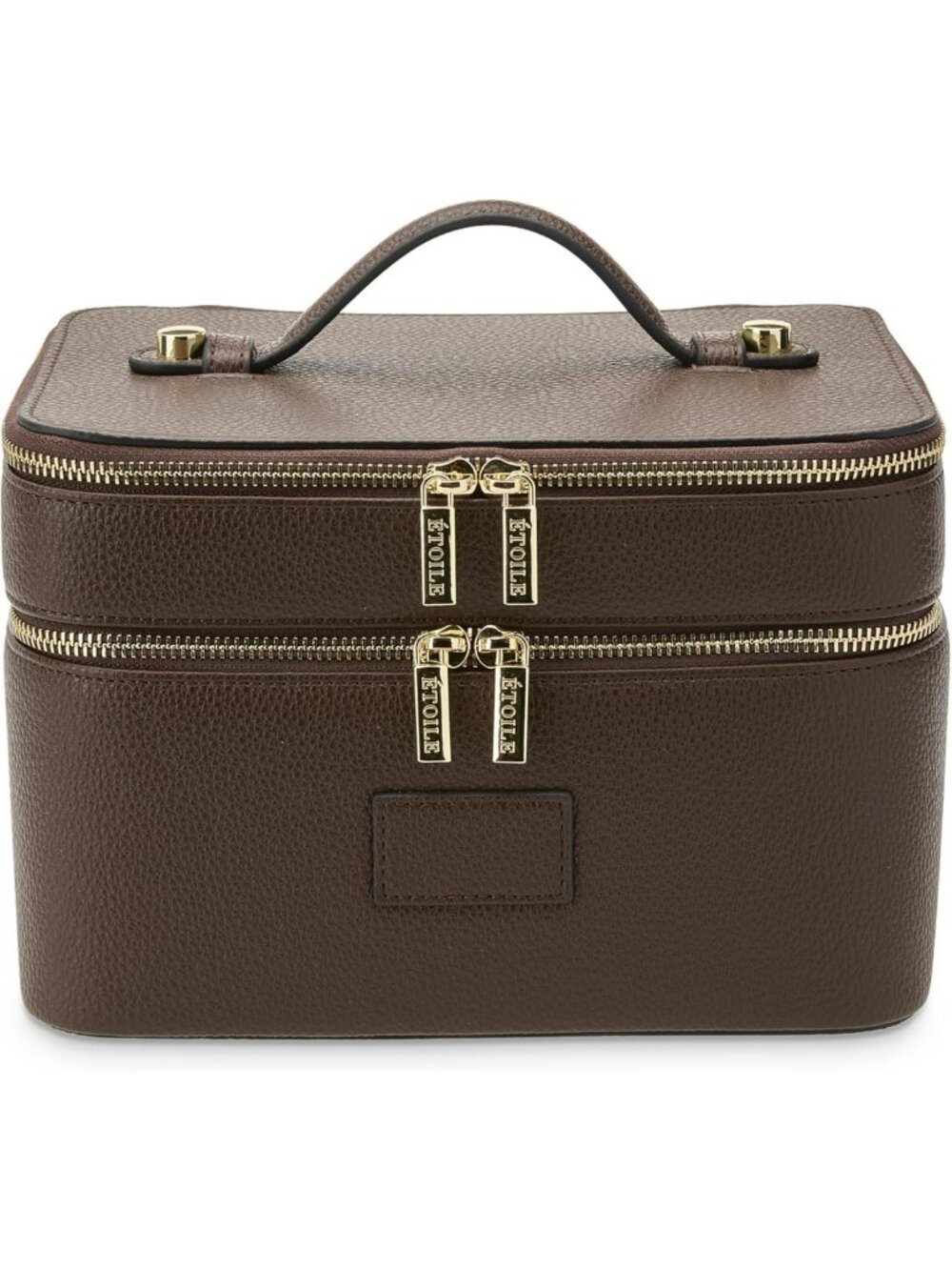 Large Travel Makeup Bag Organizer - Duo Vanity Case with Removable Divider